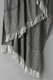 50" X 60" Black And White Chevron Cotton Throw Blanket