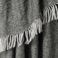 50" X 60" Black And White Chevron Cotton Throw Blanket