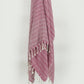 50" X 60" Hot Pink Cotton Woven Chevron Throw Blanket with Fringe