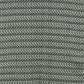 50" X 60" Black And Ivory Chevron Cotton Throw Blanket with Fringe