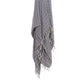 50" X 60" Purple Cotton Woven Chevron Throw Blanket with Fringe