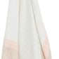 50" X 60" Blush Cotton Woven Color Block Throw Blanket with Fringe