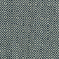 50" X 60" Navy Blue Cotton Woven Geometric Throw Blanket with Fringe