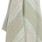 50" X 60" Natural Cotton Woven Striped Throw Blanket with Fringe