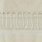 50" X 60" Natural Cotton Woven Striped Throw Blanket with Fringe
