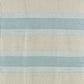50" X 60" Aqua Cotton Woven Striped Throw Blanket with Fringe