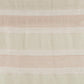 50" X 60" Beige And Pink Cotton Woven Striped Throw Blanket with Fringe