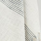 50" X 60" Gray And Ivory Cotton Woven Striped Throw Blanket with Fringe