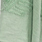 50" X 60" Green Cotton Woven Ikat Throw Blanket with Tassels