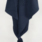 50" X 60" Blue Cotton Woven Ikat Throw Blanket with Tassels