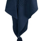 50" X 60" Blue Cotton Woven Ikat Throw Blanket with Tassels