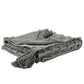 50" X 60" Gray Cotton Woven Geometric Throw Blanket with Tassels