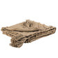 50" X 60" Brown Cotton Woven Geometric Throw Blanket with Tassels