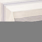 71" x 95" Cream And Blue Striped Cotton Tablecloth And Napkins Set