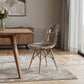 Clear And Natural Heavy Duty Plastic And Wood Dining Side Chair