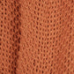 Orange Woven 100% Cotton Throw Blanket