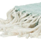 50" X 60" Aqua Woven Poly PET Abstract Stripe Throw Blanket with Tassels