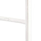 76" White Six Step Solid Wood Decorative Ladder