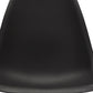 Black and Silver Steel Dining Side Chair