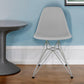 Gray and Silver Steel Dining Side Chair