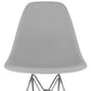 Gray and Silver Steel Dining Side Chair