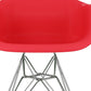 Red and Silver Dining Arm Chair