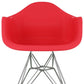 Red and Silver Dining Arm Chair
