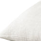 Set of Two Light Gray Linen King Pillowcases