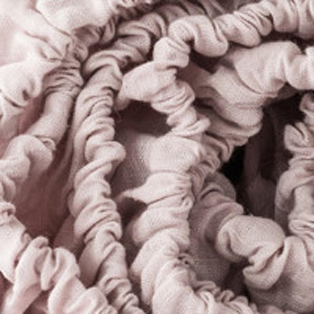 Light Pink Linen Twin Fitted Sheet