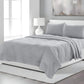 Four Piece Light Gray Linen Sheet Set