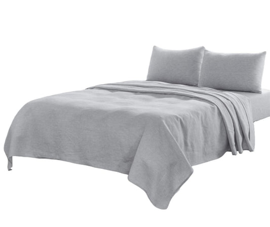 Four Piece Cloud Linen Queen Sheet Set