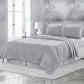 Four Piece Blue Linen King Sheet Set