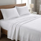 Four Piece Light Gray Linen King Sheet Set