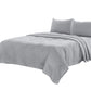 Four Piece Blue Linen King Sheet Set