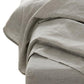 Four Piece Blue Linen King Sheet Set