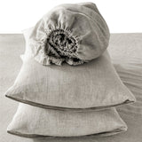 Four Piece White Linen Sheet Set