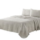 Four Piece Slate Gray Linen Sheet Set