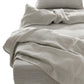 Four Piece Slate Gray Linen Sheet Set