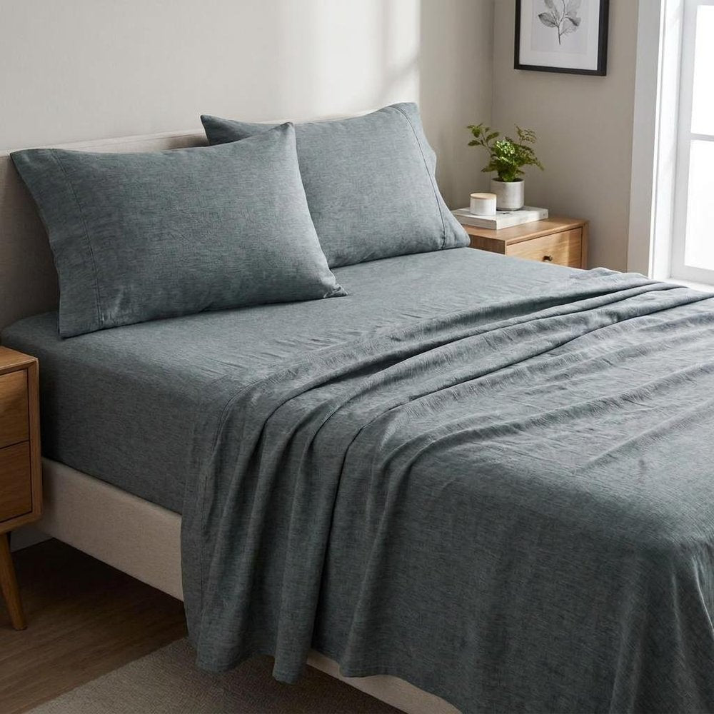 Four Piece Cloud Linen Queen Sheet Set