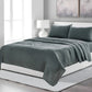 Four Piece Light Gray Linen Sheet Set