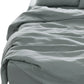 Four Piece Slate Gray Linen Sheet Set