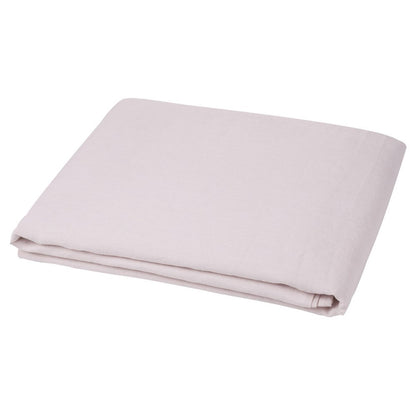 Light Pink Linen Twin Flat Sheet