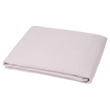 Light Pink Linen Twin Flat Sheet