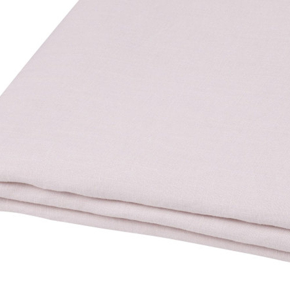 Light Pink Linen Full Double Flat Sheet