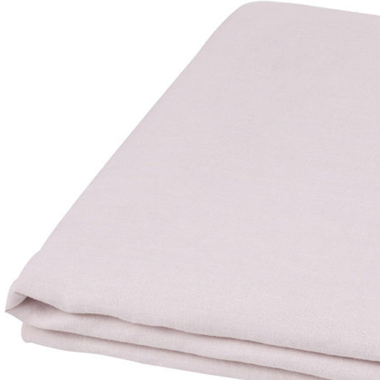 Light Pink Linen King Flat Sheet