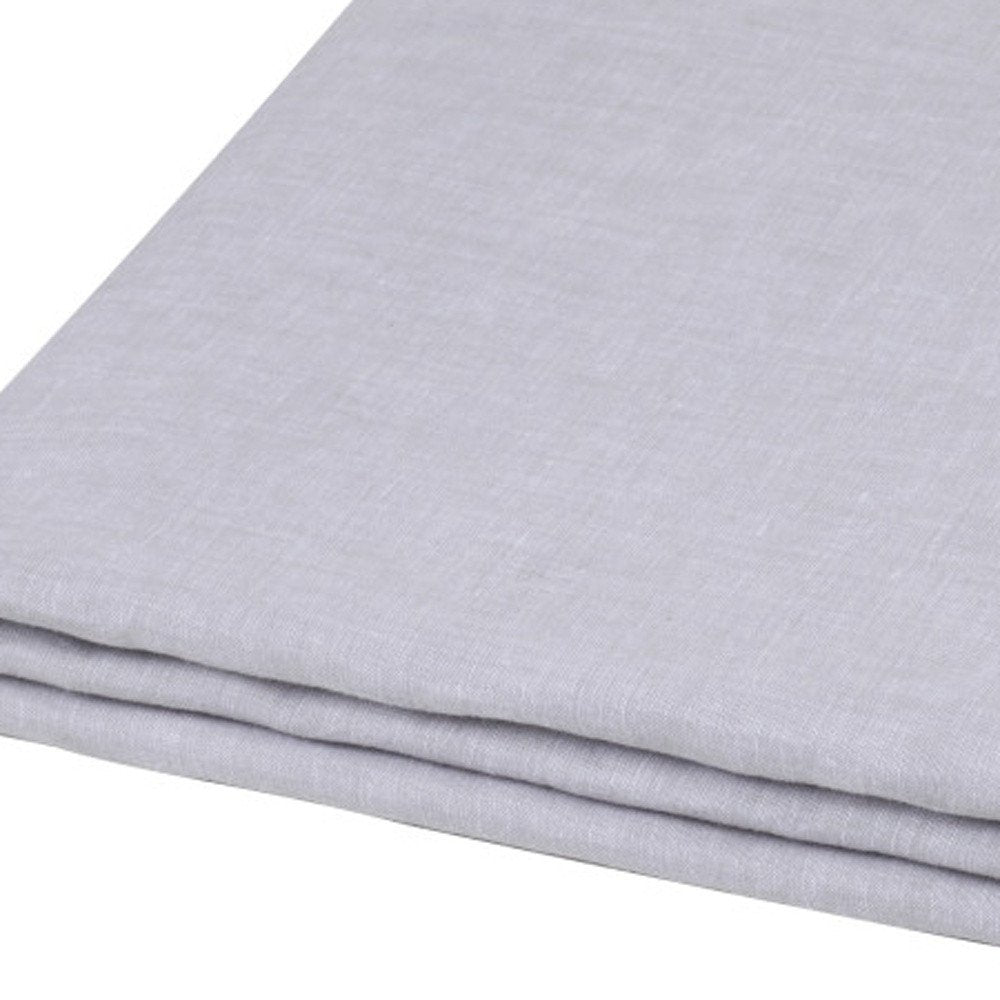 Ivory Linen King Flat Sheet