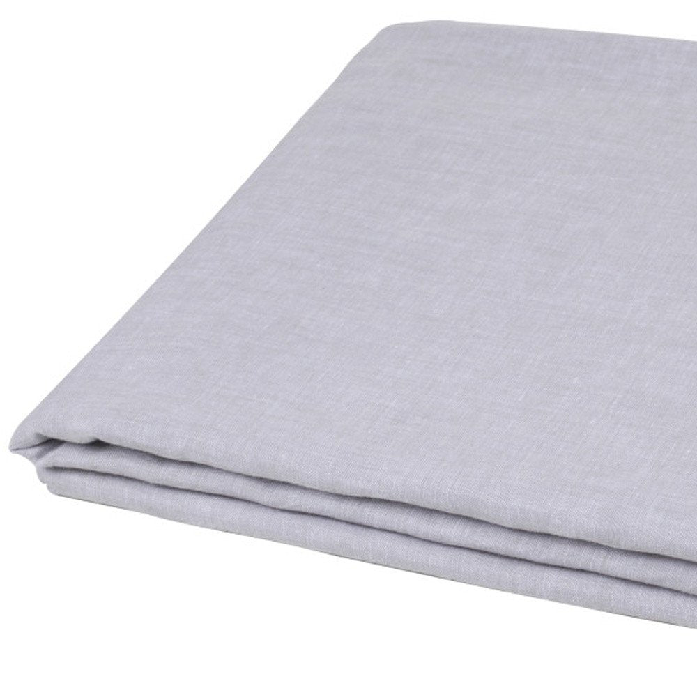 Ivory Linen King Flat Sheet