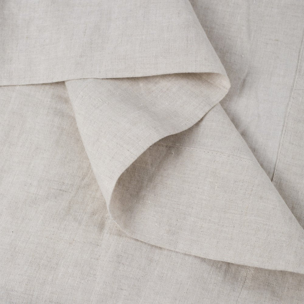 Ivory Linen King Flat Sheet
