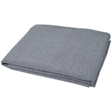 Slate Gray Linen Twin Flat Sheet
