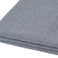 Slate Gray Linen Twin Flat Sheet